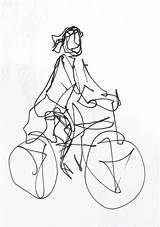 Continuous Line Drawing Contour Life Still Burney Grace Parsons Getdrawings Contours Figures sketch template