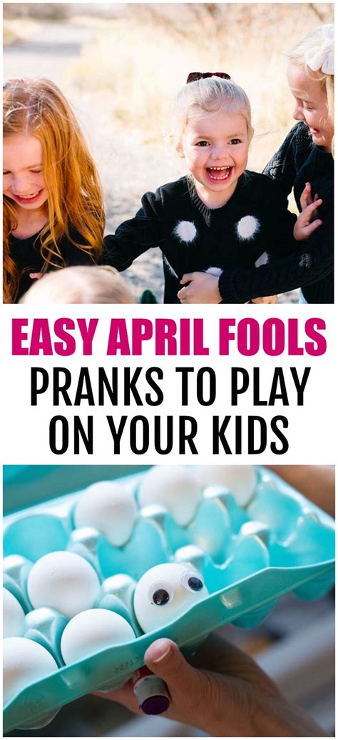 easy april fools pranks  play   kids easy april fools pranks april fools pranks