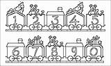 Coloring 123 Pages Kids Sheets Numbers Number Printable Train Pdf Colouring Color Print Choose Board Alphabet sketch template