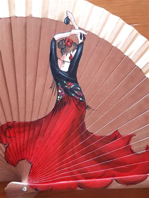 ventaglio flamenco ventaglio spagnolo artigianale