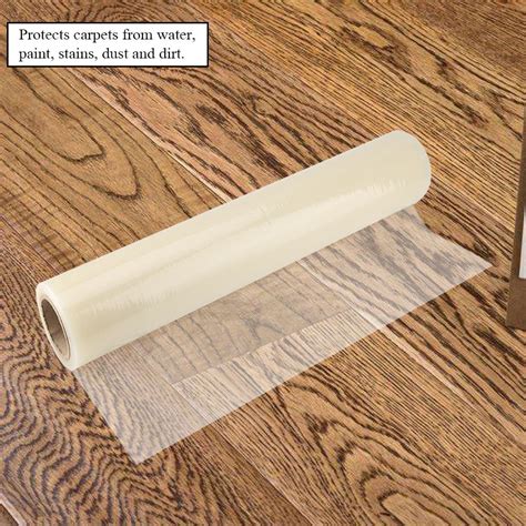 ccdes  adhesive protector  ft hard wood floor protect cover stairs dust sheets