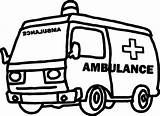 Ambulance Pilih sketch template
