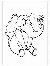 Elephant Preschoolcrafts sketch template
