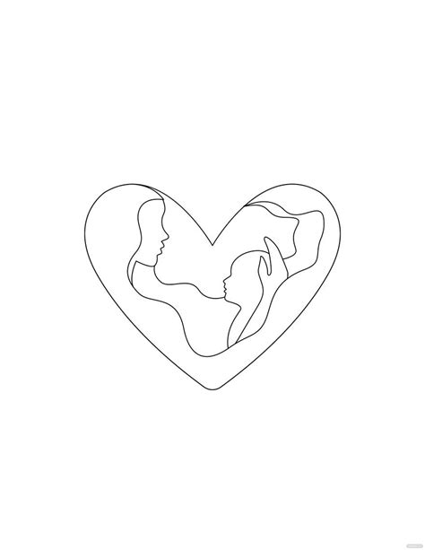 mothers day coloring pages printable image