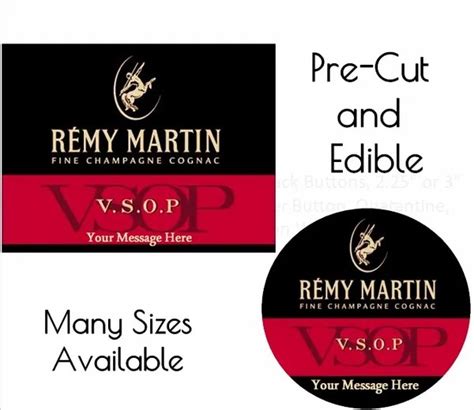 remy martin printable label