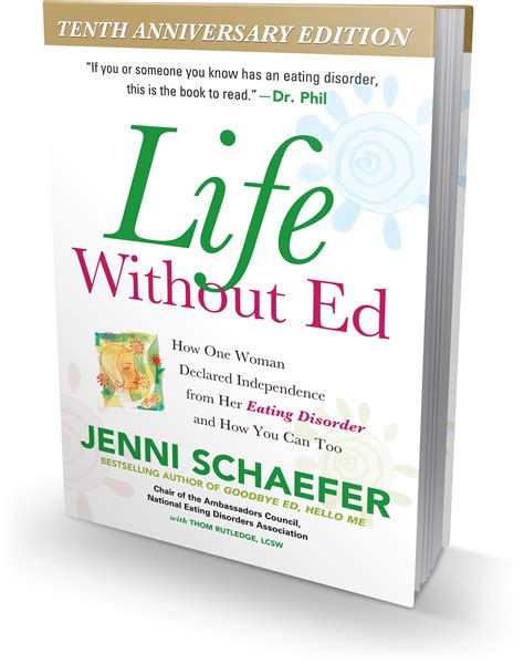 life  ed book eating disorder anorexic jenni schaefer