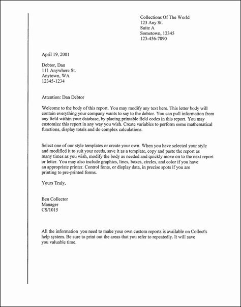letter  support templates   personal letter template letter