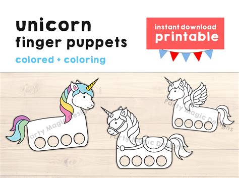 unicorn craft printables