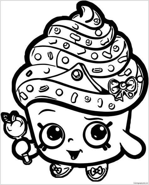 shopkins coloring page  printable coloring pages