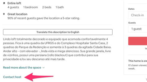 contact  airbnb host  making  reservation map happy