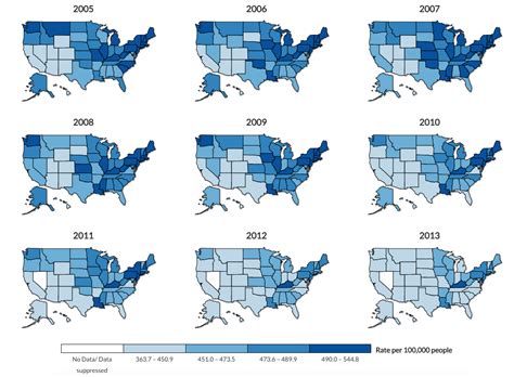 The Cdc Just Mapped Which States Have The Highest Rates Of Cancer In The Us