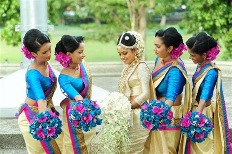 Flower Girl And Bridesmaid Dresses In Sri Lanka Wedding