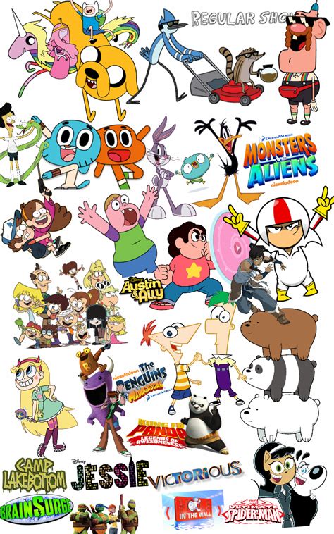 all cartoon shows list