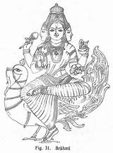 God Indian Hindu Brahmi Gods Goddess Painting Shiva Coloring Paintings Visit Traditional Krishna Durga Deities sketch template