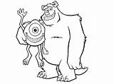 Coloring Monsters Pages Inc Mike Boo Bigfoot Monster Sulley Wazowski Color Kids Finding Truck Disney Printable Getcolorings Getdrawings Marvelous Print sketch template