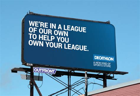decathlon  big  simple billboards  rethink strategy
