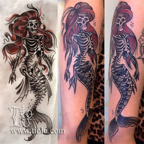 Discover 78 Skeleton Mermaid Tattoo Super Hot Thtantai2