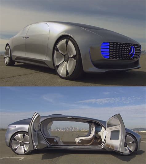 mercedes benz vision for self driving car of the future geekologie