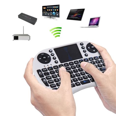 mutilfunction  wireless keyboard  touchpad air mouse rechargeable remote