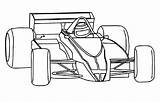 Formula Coloring Pages Car Race F1 Color Cars Colouring Driver Getcolorings Getdrawings Printable Colorings sketch template