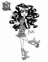 Monster High Haunted Coloring Pages Print Color Kids sketch template