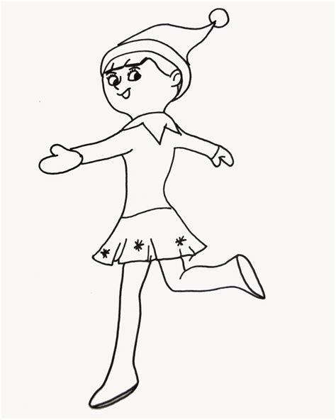 elf   shelf coloring pages inspiring christmas coloring pages