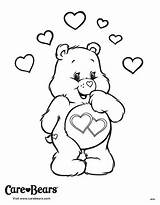 Care Bears Bear Coloring Pages Lot Lucky Printable Baby Valentine Kids Drawing Cartoon Cute Adult Teddy Disney Cheer Sheets Color sketch template