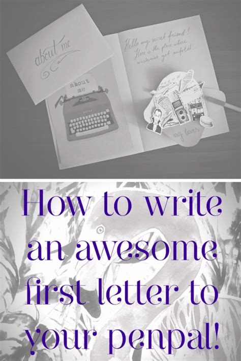 write  awesome  letter   penpal