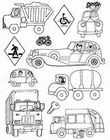 Transportation Kindergarten Meios Lire Coloriages sketch template