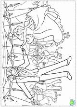 Coloring Barbie Princess Charm School Pages Dinokids Close Print sketch template
