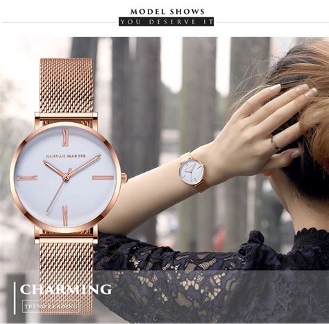 high quality luxury casual hannah martin women watch ebay