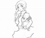 Persona Fuuka Yamagishi Arena Characters Coloring sketch template
