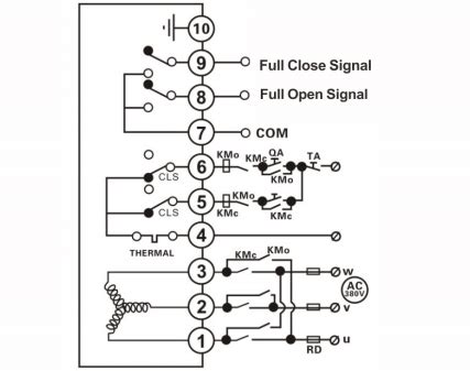 wiring diagram  motorized valve covna actuator