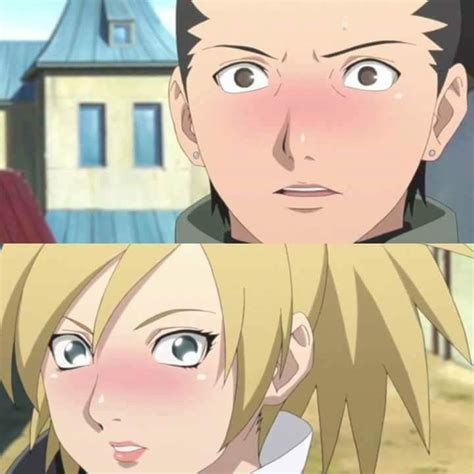 Temari And Shikamaru Blushing ️ They Re So Cute ️ ️ ️ Personnages