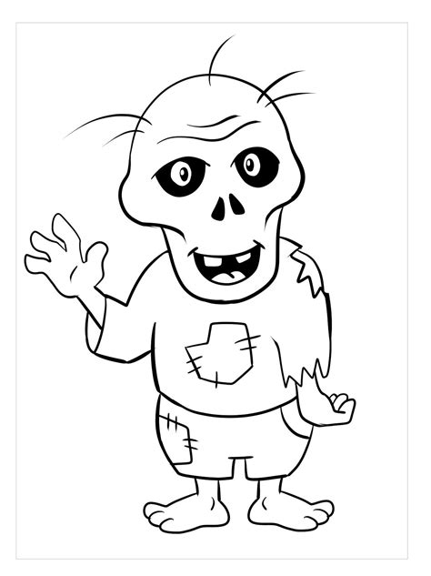 zombie coloring pages  kids book  kids