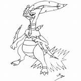 Sceptile Psyduck Xcolorings Silvally Quadrupedal Chimeric Dusk Lycanroc sketch template