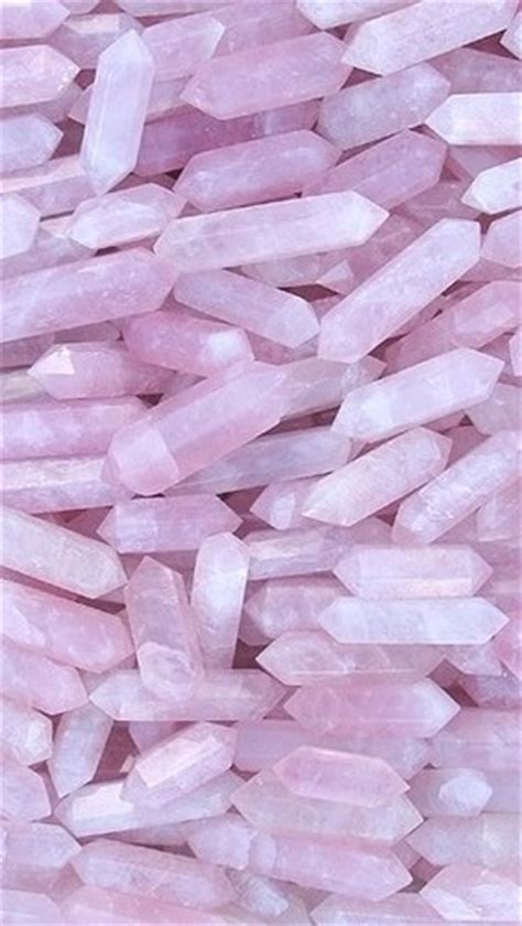 background cute gems pastel pink quartz wallpaper