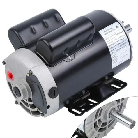 hp single phase electric air compressor duty motor  shaft  rpm motor  picclick