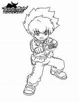 Beyblade Coloring Pages Eight sketch template