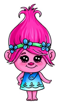 princess poppy cute drawings kawaii girl drawings kawaii disney