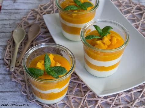 mango quark schichtdessert rezept schnell dessert im glas makeitsweetde