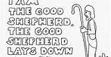 Shepherd Good Am Bible Verse Kids sketch template