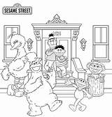 Coloring Pages Sesame Street Elmo Friends Printable Baby Comments Choose Board Print sketch template