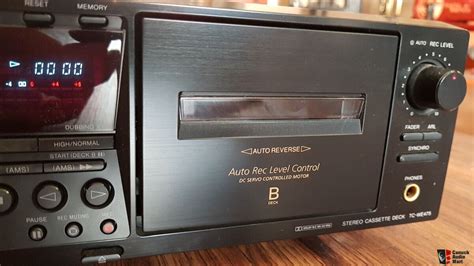 sony tc  dual cassette tape playerrecorder photo  uk