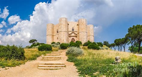 Historic And Famous Castel Del Monte In Apulia Southeast