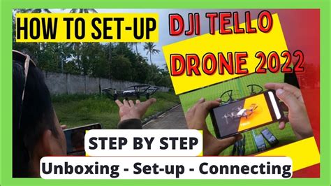 dji ryze tello drone full tutorial set   unboxing  connecting  test flying  tagalog