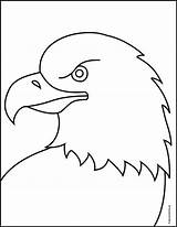 Eagle Head sketch template