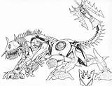 Coloring Transformers Pages Transformer Printable Rescue Shockwave Bots Decepticon Grimlock Para Colorear Print Dog Clipart Extinction Age Dibujos Kids Color sketch template