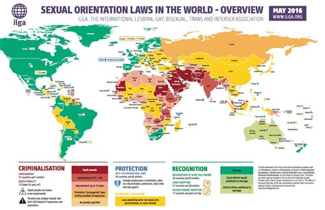 Sexual Orientation Laws In The World May 2016 [1720 X
