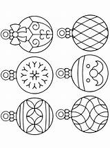 Weihnachtskugeln Kerstballen Malvorlage Balls Kleurplaten Maak Persoonlijke Stimmen sketch template